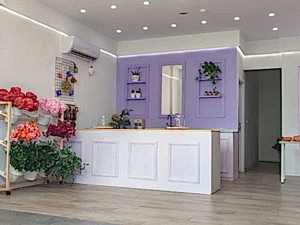 violet flower design violet flower design